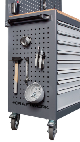 KRAFTWERK® Werkstattwagen BT900 80/40 7 Schubladen Detail 2 L