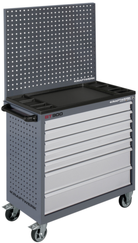 KRAFTWERK® Werkstattwagen BT900 80/40 7 Schubladen Milieu 4 L