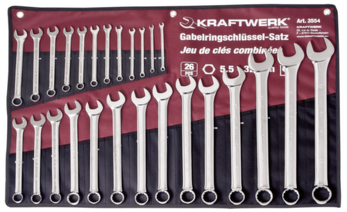 KRAFTWERK® 26-t. Gabelringschl.satz 5-32mm Rollt. Standard 1 L
