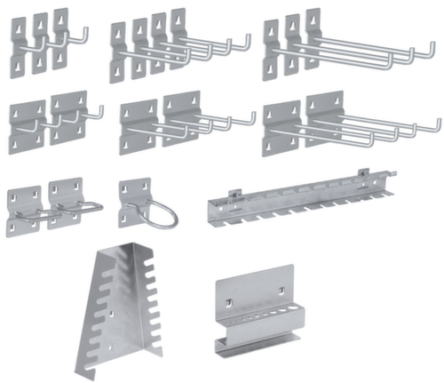 KRAFTWERK® MOBILIO Werkzeughalter-Set zu Lochwand Standard 1 L