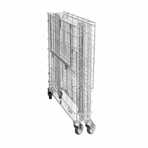 Faltbarer Ballwagen mit seitlicher Ladeklappe, Traglast 150 kg Standard 3 L