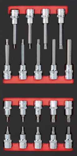 KRAFTWERK® Bit-Steckschlüsselsatz Einlage Standard 1 L