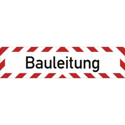 Hinweisschild SafetyMarking® für Baustellenfahrzeuge Standard 1 L