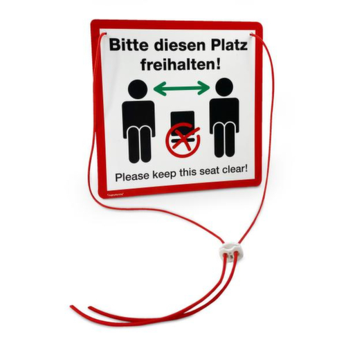 Hinweis-Kombischild SafetyMarking®, "Bitte diesen Platz freihalten!" Standard 1 L