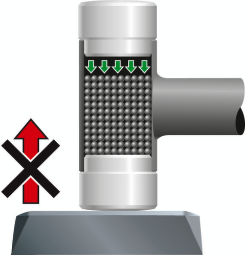 GEDORE 248 H-60 Rückschlagfreier Schonhammer Ø 60 mm Technische Zeichnung 1 L