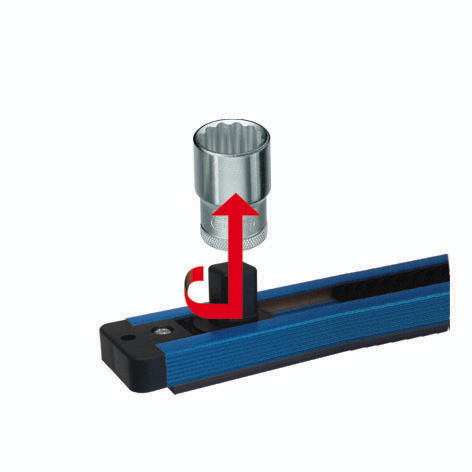 SL 1916 Steckleiste 1/2" magnetisch Standard 4 L