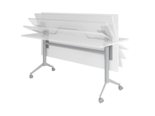 Fahrbarer Klapptisch, Höhe x Breite x Tiefe 750 x 1600 x 800 mm, Platte Asteiche Artikel ähnlich 2 L