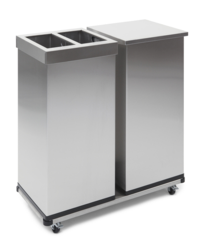 Wertstoffsammler Carro Lift mit Innenbehälter, 2 x 52,5 l Milieu 1 L