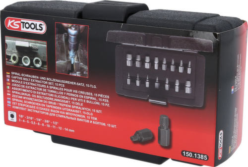 KS Tools Spiral-Schrauben- und Bolzenausdreher-Satz Standard 5 L