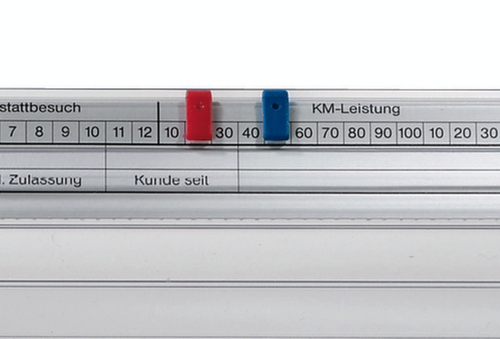 EICHNER Aufstecker für Signalreiterleisten, rot Milieu 1 L