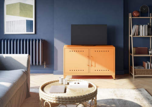 Bisley Sideboard Fern Cabby mit Kabeldurchlass und -halter Milieu 3 L