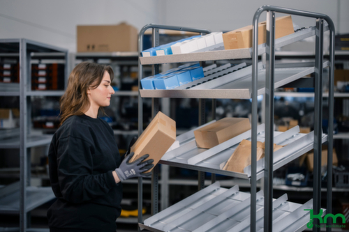 Kongamek Rollenbahn für Kommissionierwagen Milieu 1 L