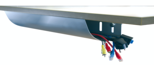 UDOBÄR Kabelkanalsystem TWIN LINE für Schreibtisch, Breite 1160 mm Milieu 2 L