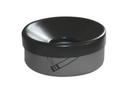 Sicherheits-Tischascher, Höhe x Ø 40 x 90 mm, graphit