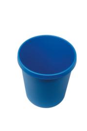 helit Papierkorb für Büro, 18 l, blau