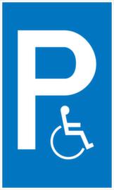 Parkplatzschild, Wandschild