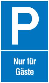 Parkplatzschild, Wandschild