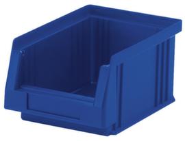 Lakape Stapelbarer Sichtlagerkasten Eco rollenbahngeeignet, blau, Tiefe 164 mm, Polypropylen