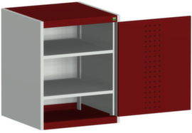 bott Lochplattenschrank cubio, 2 Böden