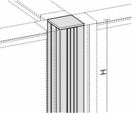 Gera Verbindungssäule Pro für Trennwand