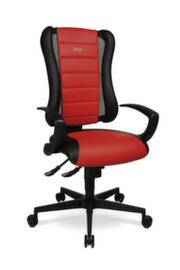 Topstar Bürodrehstuhl Sitness Racer RS mit AL "Q3" mit 3D-Sitzfläche, schwarz/rot