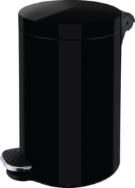 helit Antibakterieller Tretabfallbehälter the knight, 20 l, schwarz