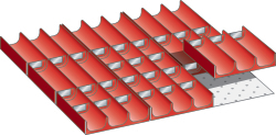 Mulden-Set für Schubladen 564 mm