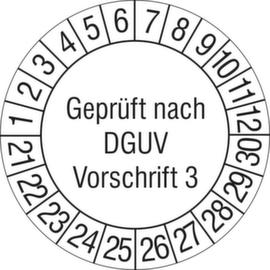 Prüfplakette Geprüft nach DGVU