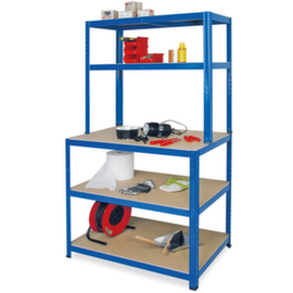 Montagetisch mit Ablageböden