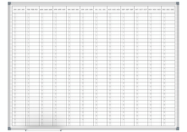 MAUL Beschreibbarer Jahresplaner MAULstandard, Höhe x Breite 900 x 1200 mm