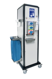 Kappes Lochplattenschrank RasterPlan® ToolTower® als Hygienestation