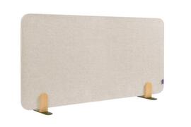 Legamaster Schallabsorbierende Tischtrennwand ELEMENTS, Höhe x Breite 600 x 1200 mm, Wand beige