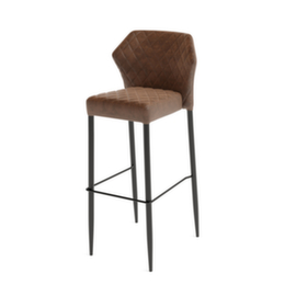 VEBA Barhocker Essentials Louis, Sitz cognac