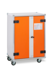 Cemo Explosionsgeschützter Lithium-Ionen-Lagerschrank lockEX 8/10 mobil, Höhe x Breite x Tiefe 1115 x 800 x 660 mm