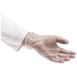 Innen gepuderte Einweghandschuhe Eco aus Vinyl