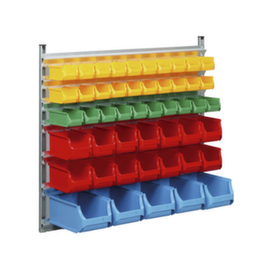 Wandregal mit Sichtlagerk&auml;sten