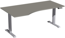 Gera Elektrisch höhenverstellbarer Freiform-Schreibtisch Elevate Basic mit T-Fußgestell
