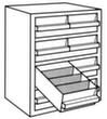 raaco Klarsichtmagazin mit robustem Metallrahmen Detail 2 S