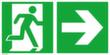 Fluchtwegschild SafetyMarking® Notausgang Standard 3 S