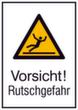 Warnschild vor Rutschgefahr, Aufkleber