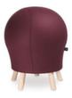 Topstar Ballhocker Sitness 5 Alpine, Sitz bordeaux, 4 Füße