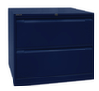 Bisley Hängeregistraturschrank, 2 Auszüge, oxfordblau/oxfordblau Standard 2 S