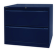 Bisley Hängeregistraturschrank, 2 Auszüge, oxfordblau/oxfordblau Standard 3 S