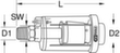 KS Tools 1/4" Druckluft-Wasserabscheider Standard 3 S