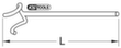 KS Tools BRONZEplus B-Handradschlüssel Ø 62x102 mm Standard 3 S