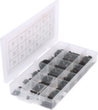 KS Tools Sortiment Spannstift/Seegering/Federkeile/E-Sicherungsring Standard 6 S