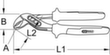 KS Tools Wasserpumpenzange Standard 6 S