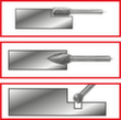 KS Tools HM Frässtift-Satz in Stahlblechkassette Standard 7 S