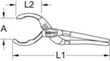 KS Tools Ölfilter-Zange Standard 8 S