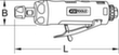 KS Tools Druckluft-Stabschleifer Standard 9 S